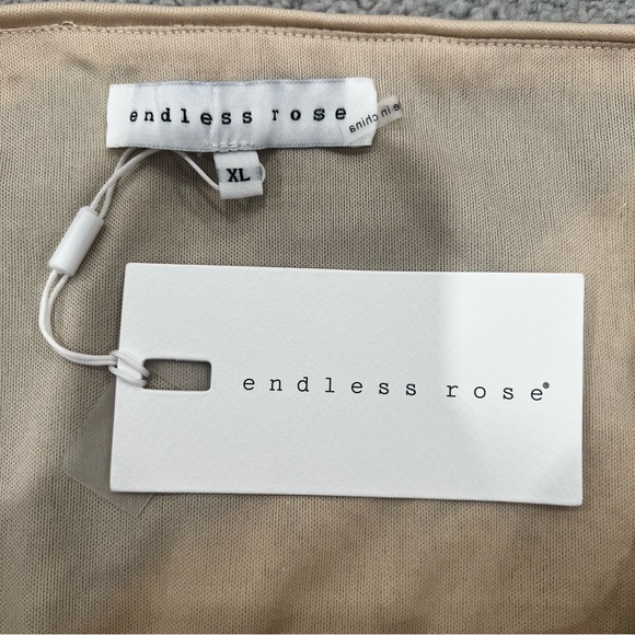 Endless Rose Striped Sequins Mini Skirt Black/Gold Women’s Sz XL NWT - Picture 4 of 10